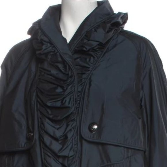 BURBERRY - AS SEEN ON THE 2007 RUNWAY COLLECTION, LONG SLEEVE JACKET WITH RUFFLE - Picture 7 of 16